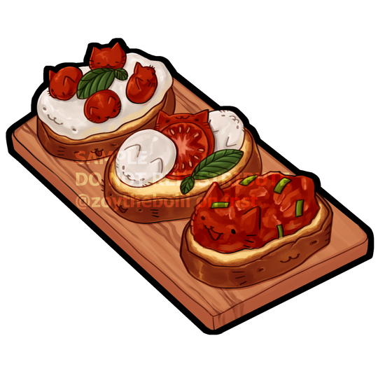 Bruschetta sticker