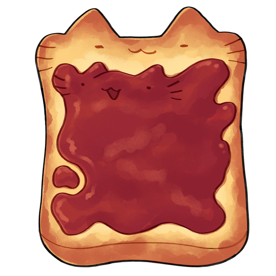 Jam toast sticker