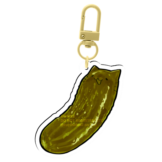 Pickle keychain