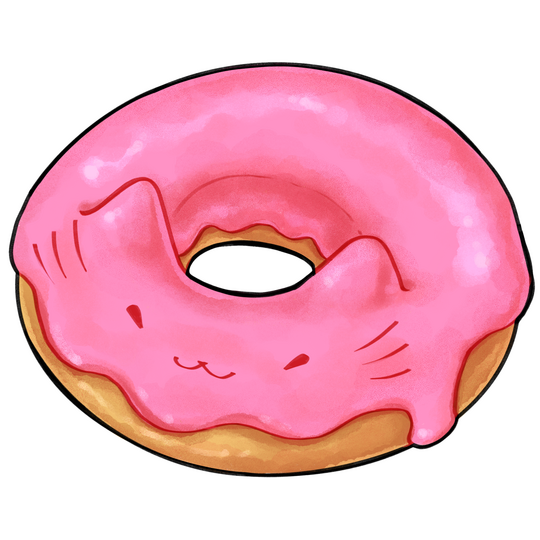 Donut sticker