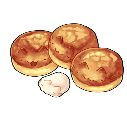 Cottage cheese pancakes (sirniki) sticker